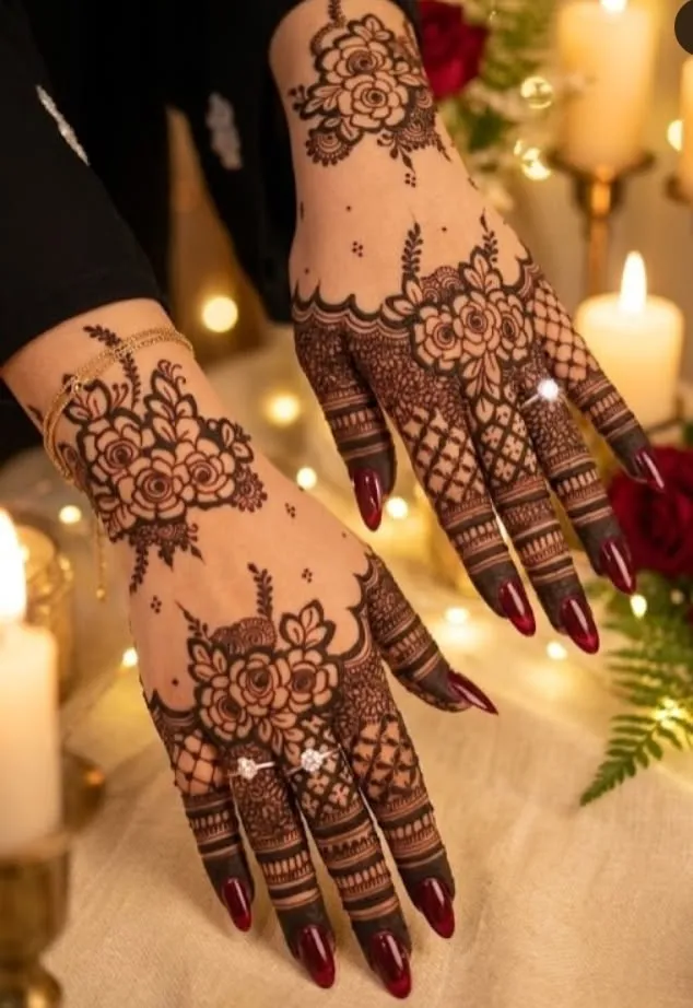 Arabic Mehndi Designs Back Hand Picture