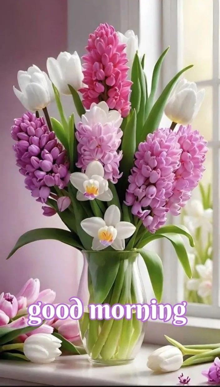 Beautiful Flowers Good Morning Photo
