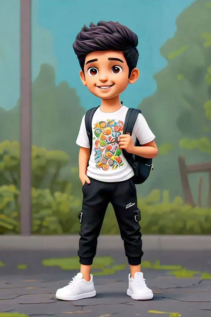 Cartoon Boy Pic