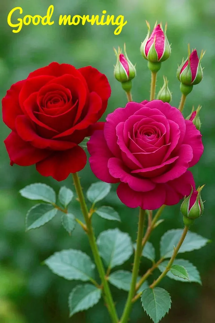 Good Morning Images With Beautiful Flowers