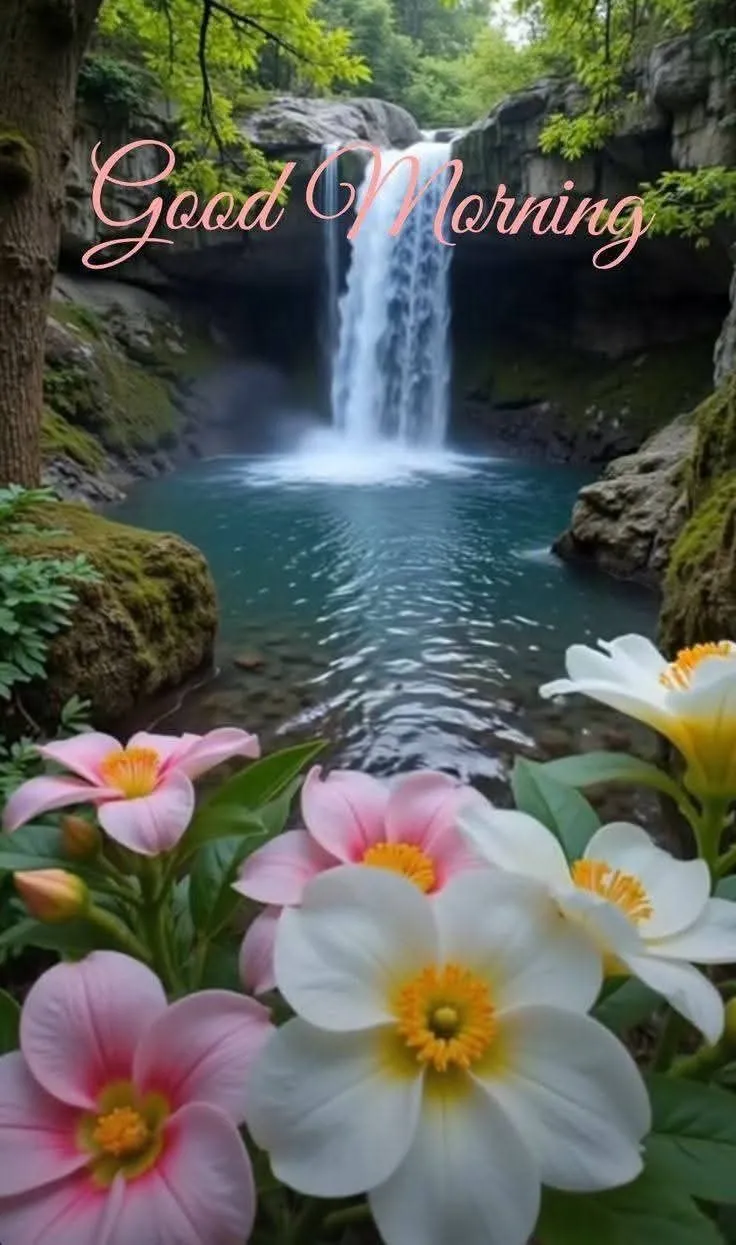 Good Morning Pic With Flowers