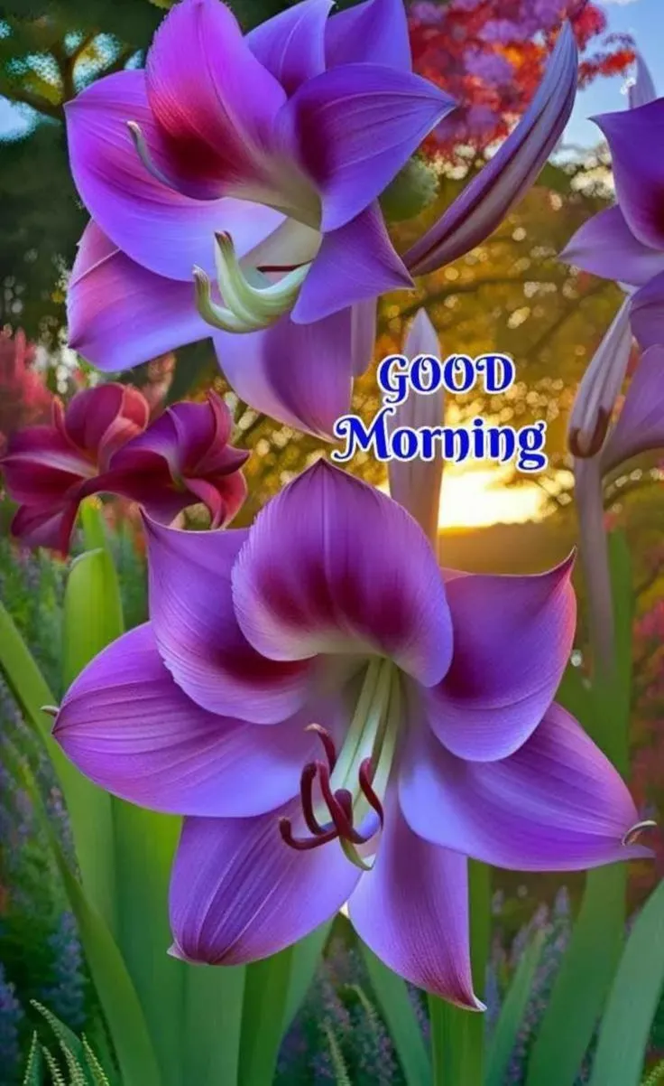 Good Morning Picture With Flowers