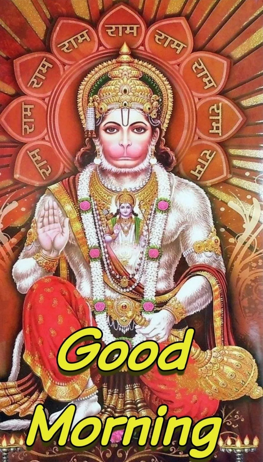 Hanuman Good Morning Photo