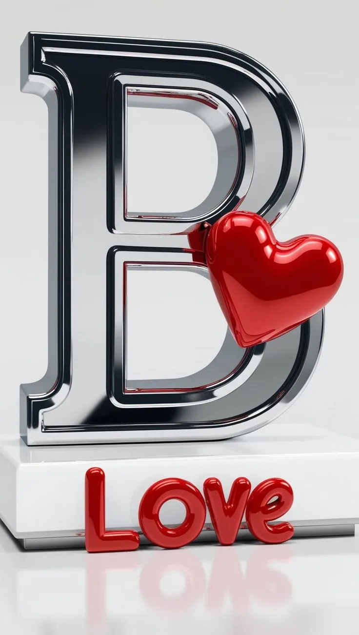 Love B Letter Dp Images
