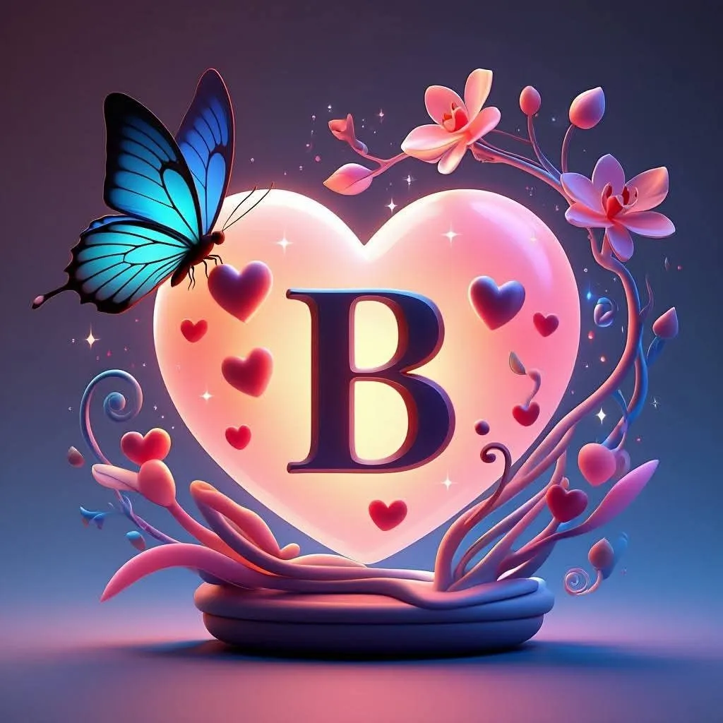 Love B Letter Photo Love B Letter Photo