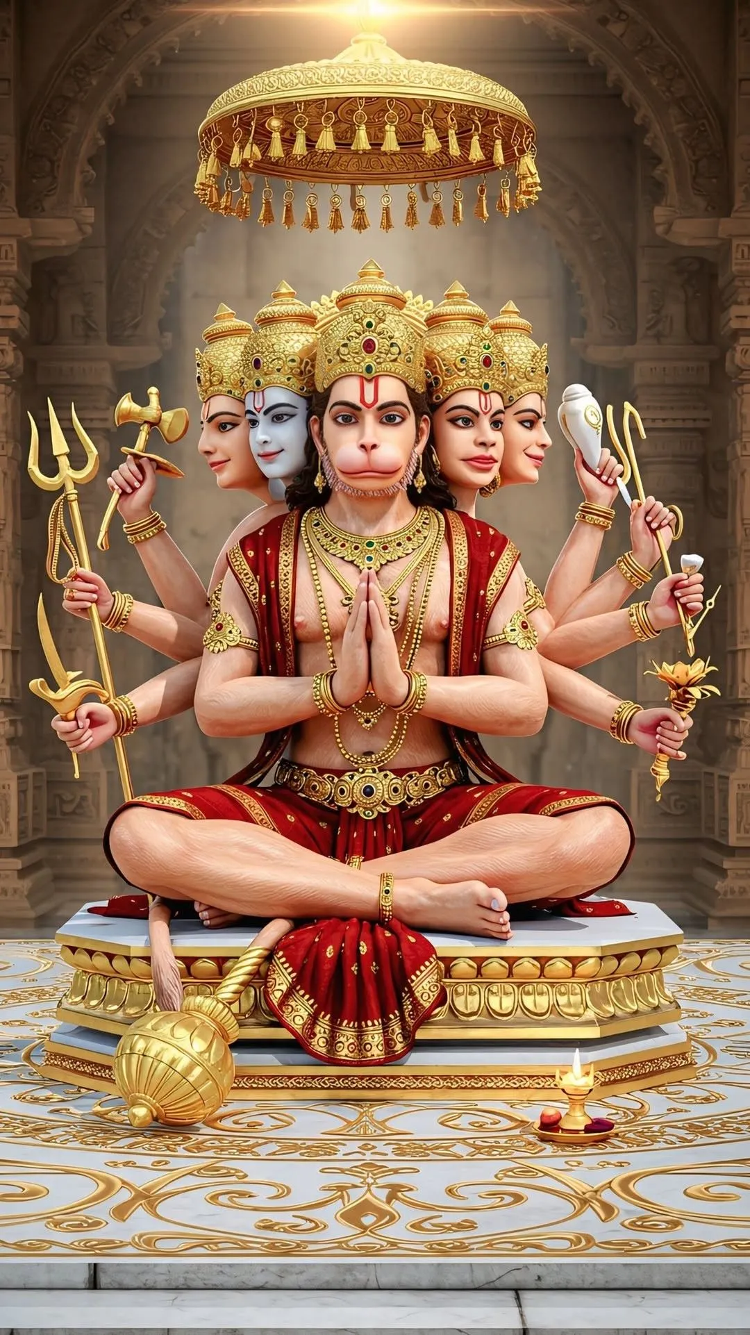 Panchmukhi Hanuman Dp Image Panchmukhi Hanuman Dp Image