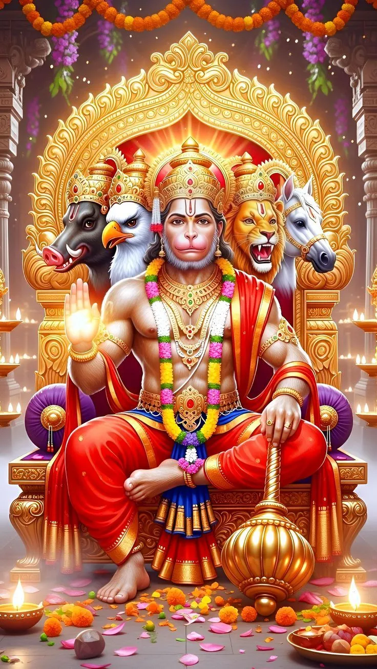 panchmukhi hanuman ji ka image