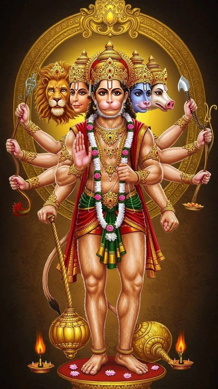 panchmukhi hanuman ji ka picture