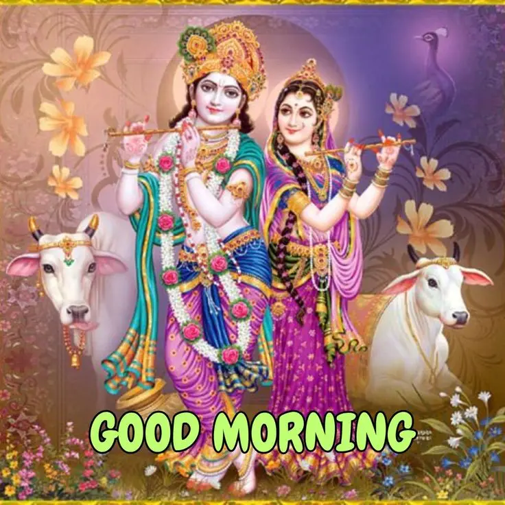 Radha Krishna Good Morning Images