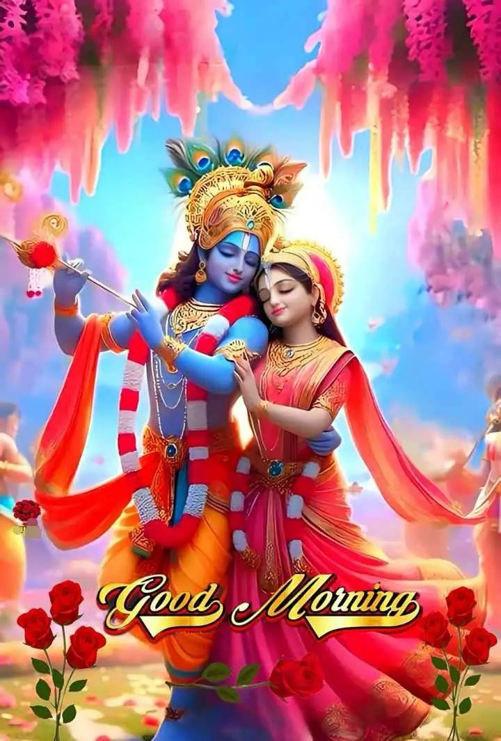Radha Krishna Good Morning Images