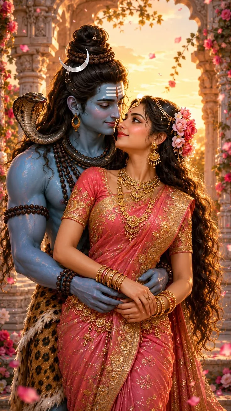 Shiv Parvati Pic Love
